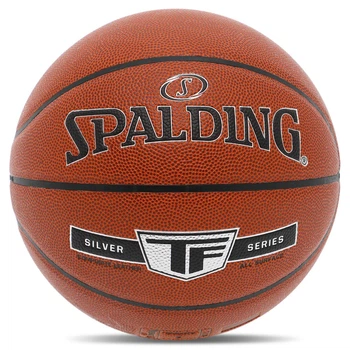 Баскетбольный мяч №7 SPALDING TF SILVER Композитная кожа для зала для улицы оранжевый 76859Y