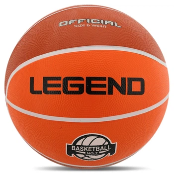 Мяч баскетбольный резиновый Legend All Courts 2861 для зала и улицы (Indoor/Outdoor) размер 7 Orange