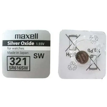 Батарейка в годинник MAXELL SR616SW 321 NEW EUROPE 1BL