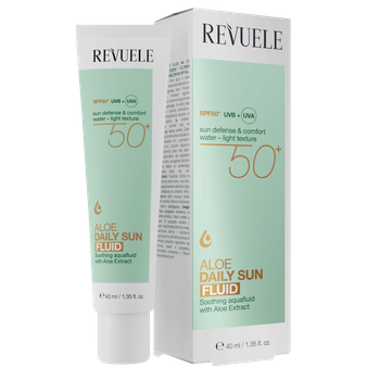 Флюид Revuele Aloe Daily Sun для лица SPF50+ 40 мл