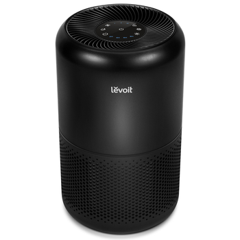 Очиститель воздуха levoit CORE 300 Black, 40 м², 187 м³/ч, настоящий HEPA-фильтр 3 в 1, активированный уголь, датчик состояния фильтра, автоматический режим, сенсорный экран панели управления