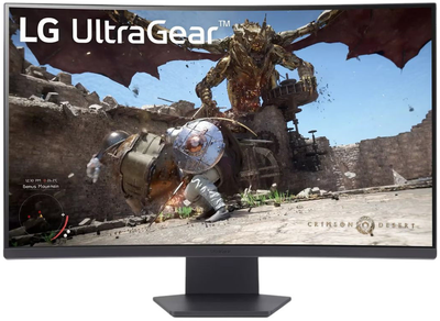 Монитор 32" LG Curved UltraGear 32GS60QC-B