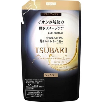 Шампунь Shiseido Tsubaki с Маслом Камелии и Гиалуроновой Кислотой для поврежденных волос 330мл