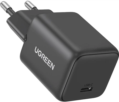 Мережевий зарядний пристрій Ugreen X512 USB-C 20W PD3.0 QC4.0 GaN Fast Charger Grey (UGR-55528)