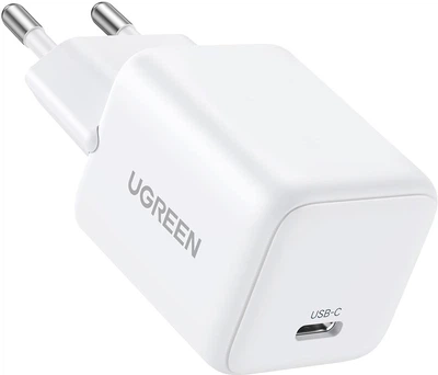 Ładowarka sieciowa Ugreen Nexode N Series X512 20W GaN 1x USB-C biała (6941876255542)