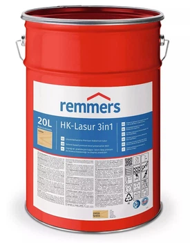 Лазурь 3в1 премиум-класса Remmers HK-Lasur для защиты древесины 20 л