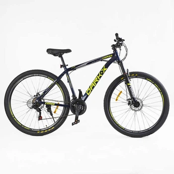 Велосипед Спортивный 29 дюймов Corso Dark-X DX-306 оборудование Shimano алюминиевая рама 19 дюймов 21 скорость. Black and Yellow (168586)