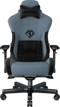 Кресло игровое Anda Seat T-Pro 2 Size XL Linen Fabric Blue/Black (AD12XLLA-01-SB-F)