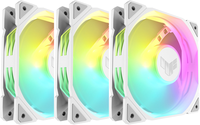 Набор вентиляторов ASUS TUF Gaming TR120 ARGB Reverse Triple Pack 3 шт. White (90DA00D3-B09020)