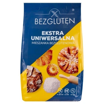 Смесь для выпечки Bezgluten Ekstra uniwersalna mieszanka bezglutenowa без глютена 500 г