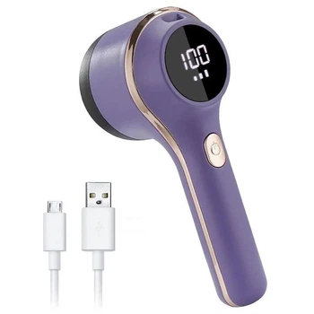 Акумуляторна машинка для стрижки видалення катишок UCC Hair ball trimmer BB-002 для одягу 5 Вт Фіолетовий