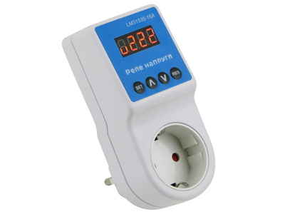 Реле напруги в розетку Lemanso LM31535-16A