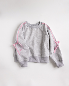 Світшот дитячий з бантами Banty Alwair Kids Сірий 170см 81104
