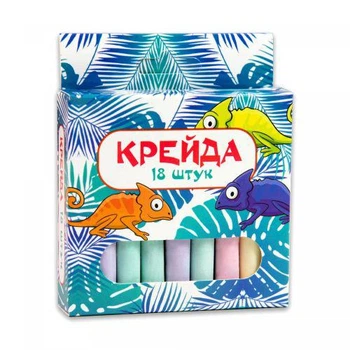 Мел для рисования разноцветный, 18 шт. (TS01091996210035)