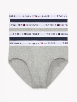 Набір чоловічих трусів брифів Tommy Hilfiger (199243997622) Grey Multi 4 шт. L комбіновані