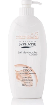 Крем для душа Byphasse Caresse Shower Cream 1 литр Кокос