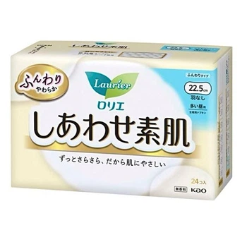 KAO Laurier Happy Skin Heavy Day Use гигиенические прокладки 22.5 см, 24 шт