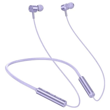 Беспроводные Bluetooth наушники Hoco ES69 Platinum neck-mounted BT5.3, 20h для бега для спорта Purple