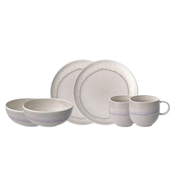 Villeroy & Boch Perlemor Sand набір столового посуду для сніданку 6 предметів 1951729071