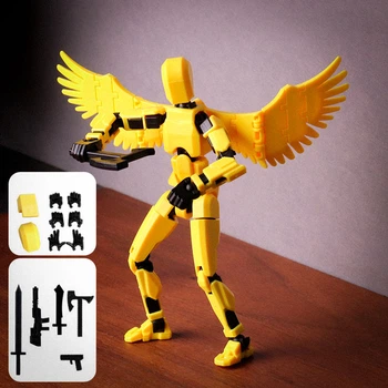 Подвижная фигурка Cyber Doll Желтый с крыльями