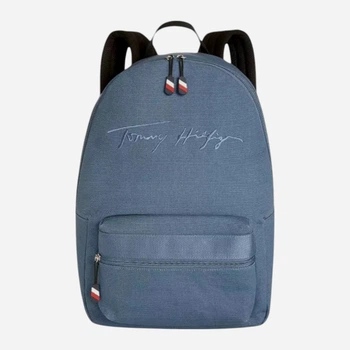 Рюкзак мужской тканевый 20 л вмещает формат А4 Tommy Hilfiger 589008062 Синий (1159829796)