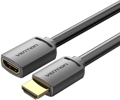 Кабель Vention HDMI Male - HDMI Female v2.0 4K-60 Гц 1 м Black (AHCBF)