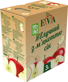 Сок Eva Яблочный с мякотью 3 л (4820285340105)