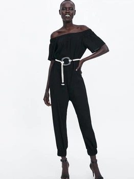 Комбинезон женский Zara размер XS-S черный 7601907800