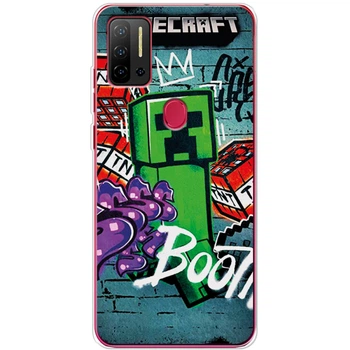 Силиконовый чехол BoxFace Ulefone Note 11P Minecraft Graffiti (59772-up2542)