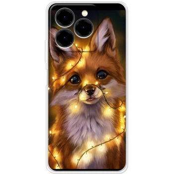 Силиконовый чехол BoxFace Ulefone Note 20 Pro Різдвяна лисичка (65172-up2399)