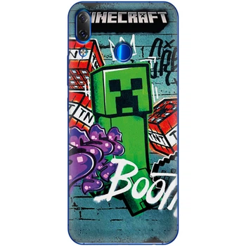 Силиконовый чехол BoxFace Lenovo Z5 Minecraft Graffiti (35915-up2542)