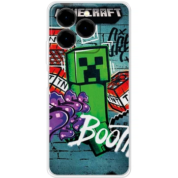 Силиконовый чехол BoxFace Ulefone Note 20 Pro Minecraft Graffiti (65172-up2542)