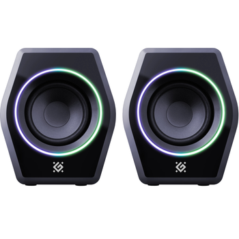 Комп'ютерні колонки Defender Solar 9 2.0 10Вт Bluetooth RGB USB Black (65939)