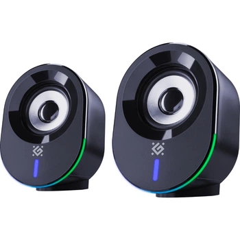 Компьютерные колонки Defender Solar 8 2.0 10Вт Bluetooth RGB USB Black (65938)