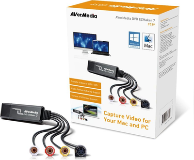Пристрій відеозахоплення AverMedia DVD EZMaker 7 (61C039XX00BH)