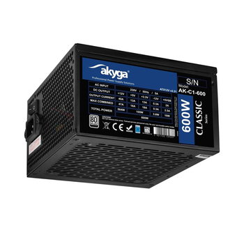 Блок живлення Akyga Molex 600W (AK-C1-600)