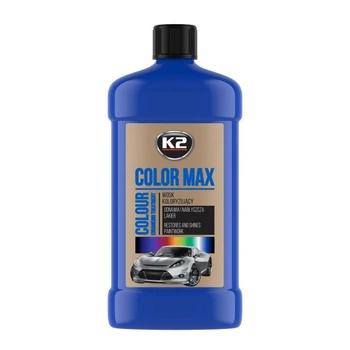 Поліроль для кузова автомобіля K2 Color Max чорний з воском надає блиск та захищає кузов від подальших забруднень 500 мл (K025NI)