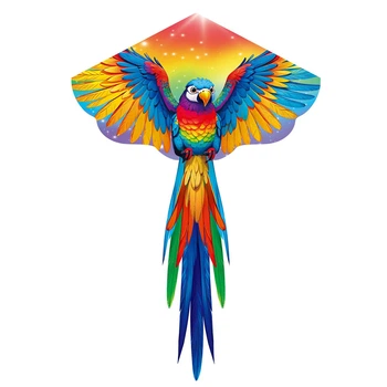 Яркий воздушный змей Попугай Fortune Kite 120х172 см (1517)