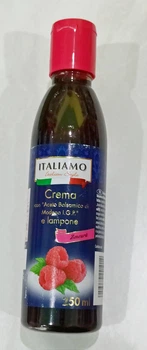 Крем соус з Бальзамічним оцтом Italiamo Crema con Aceto Balsamico di Modena e Lampone Малина 250мл