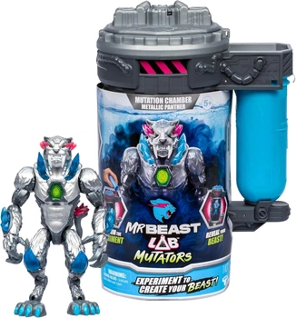 Игровой набор исследований Мистер Бист MrBeast Lab Mutators Mutate The Ultimate Beast Mutators Metallic Panther