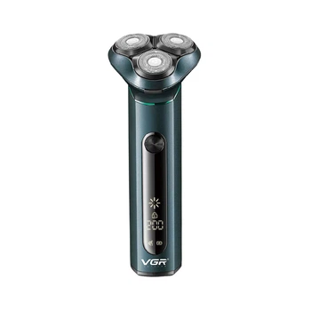 Электробритва роторная VGR V-310 2000 mAh IPX7 Dark Green (9107)