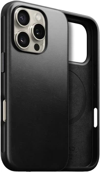 Чохол Nomad Modern Leather Case Back Horween для iPhone 16 Pro Max Чорний (NM01690085)