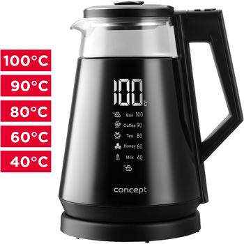 Стеклянный электрочайник Concept Sinfonia RK4170 1,7 л