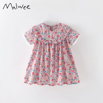 Детское летнее платье для девочки Malwee 10233 98 см Розовый