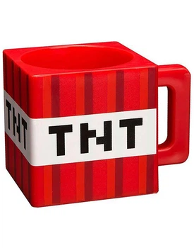 Кружка JINX Minecraft - Plastic TNT Red Mug 290 ml Червона JINX-6222