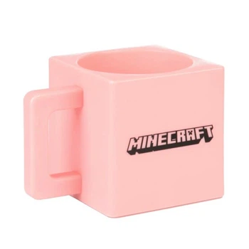 Кружка JINX Minecraft Pig рожева