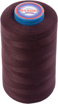 Швейные нитки MAXIMA 40/2 Тёмный баклажан (014) 4114,8 м