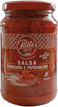 Соус Salsa POLLI Pomodoro e peperoncino 350 г (8001310009365)