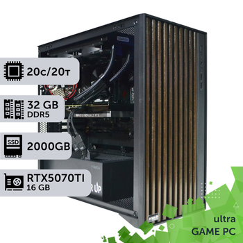 Игровой компьютер GamePC Ultra #440 Core Ultra 7 265KF/32 GB/HDD 4 TB/SSD 2TB/GeForce RTX 5070Ti 16GB сборка для киберспорта современных игр стрима