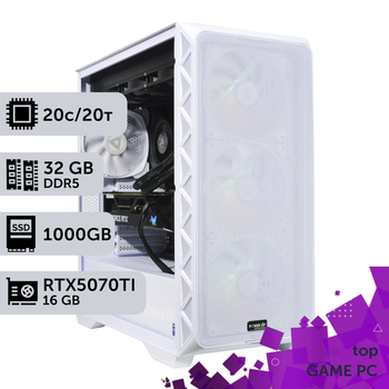 Игровой компьютер GamePC Ultra #439 Core Ultra 7 265KF/32 GB/SSD 1TB/GeForce RTX 5070Ti 16GB сборка для киберспорта современных игр стрима